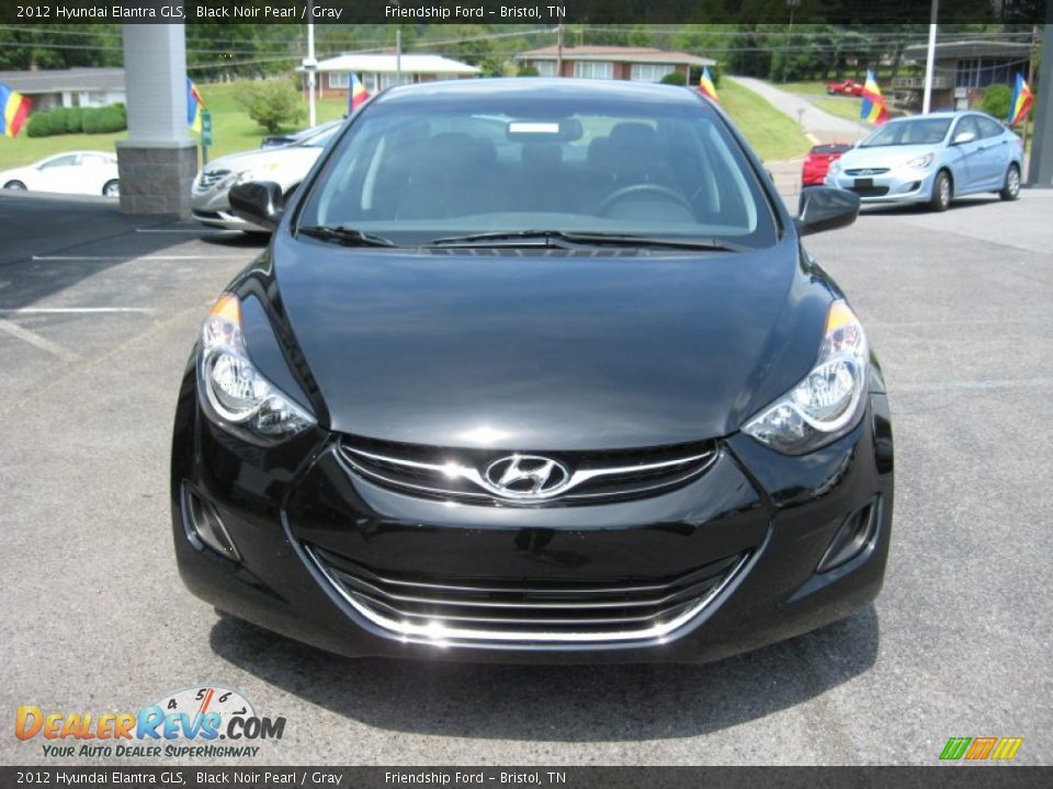 Black Noir Pearl 2012 Hyundai Elantra GLS Photo #3