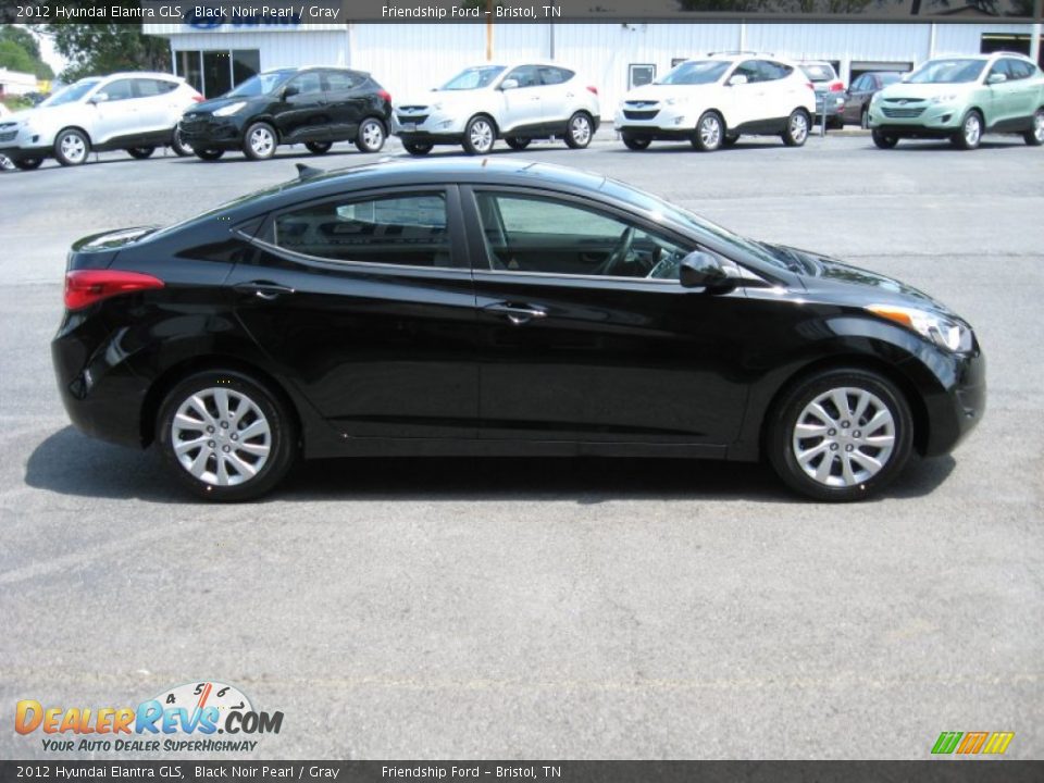 Black Noir Pearl 2012 Hyundai Elantra GLS Photo #5