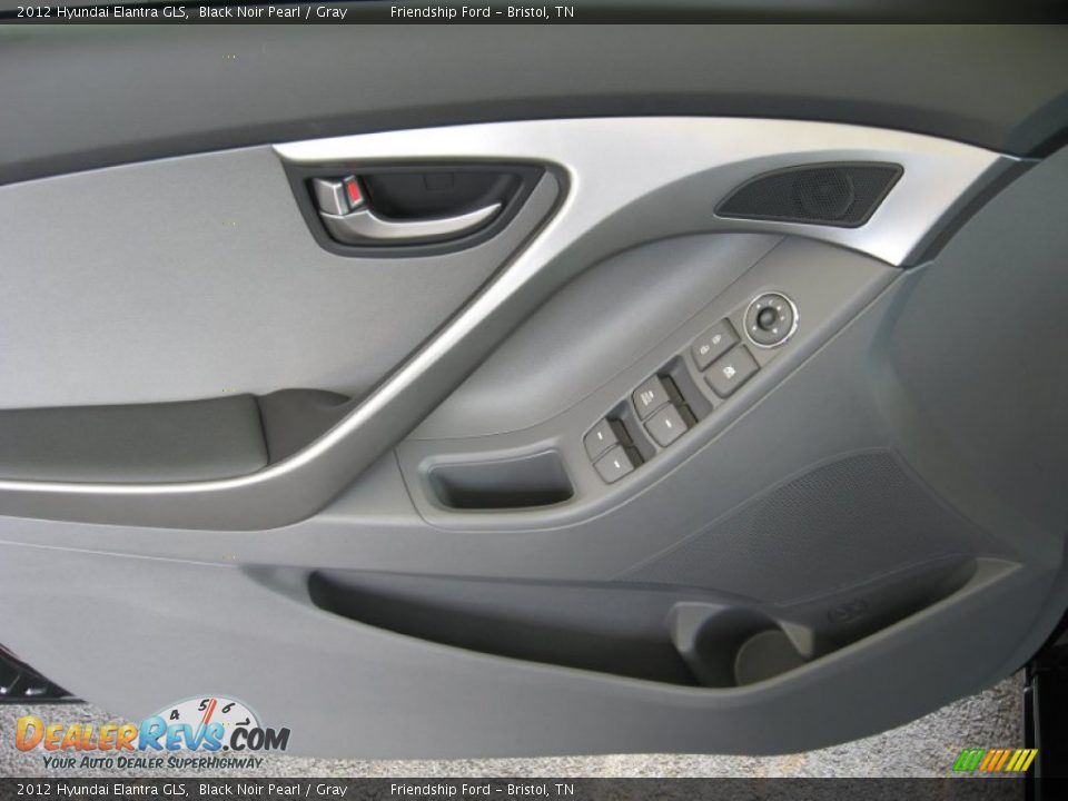 2012 Hyundai Elantra GLS Black Noir Pearl / Gray Photo #15