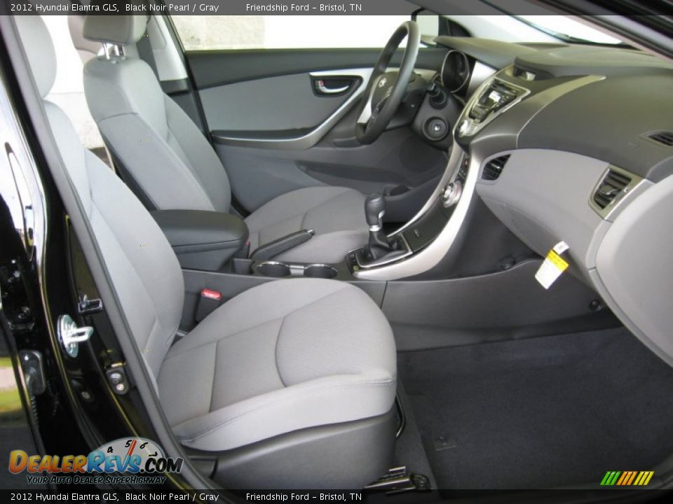 Gray Interior - 2012 Hyundai Elantra GLS Photo #19