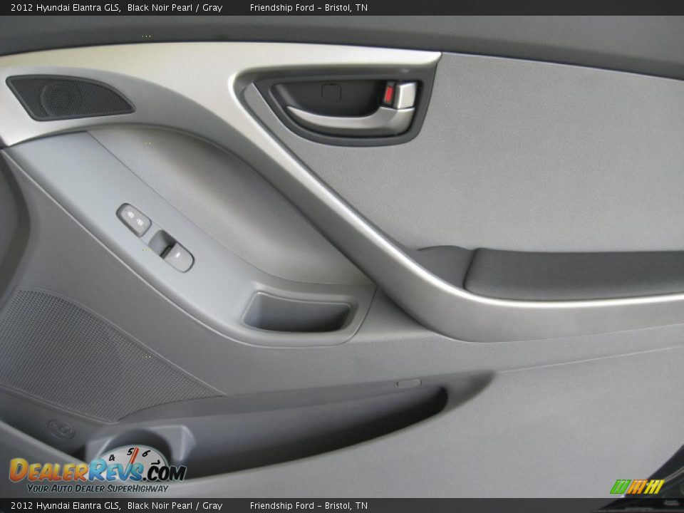 2012 Hyundai Elantra GLS Black Noir Pearl / Gray Photo #21