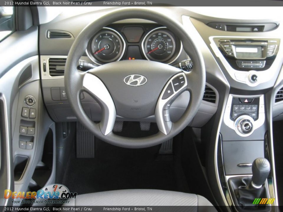 Dashboard of 2012 Hyundai Elantra GLS Photo #22