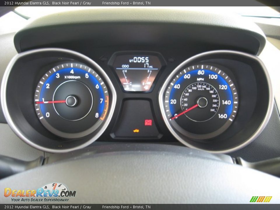 2012 Hyundai Elantra GLS Gauges Photo #28