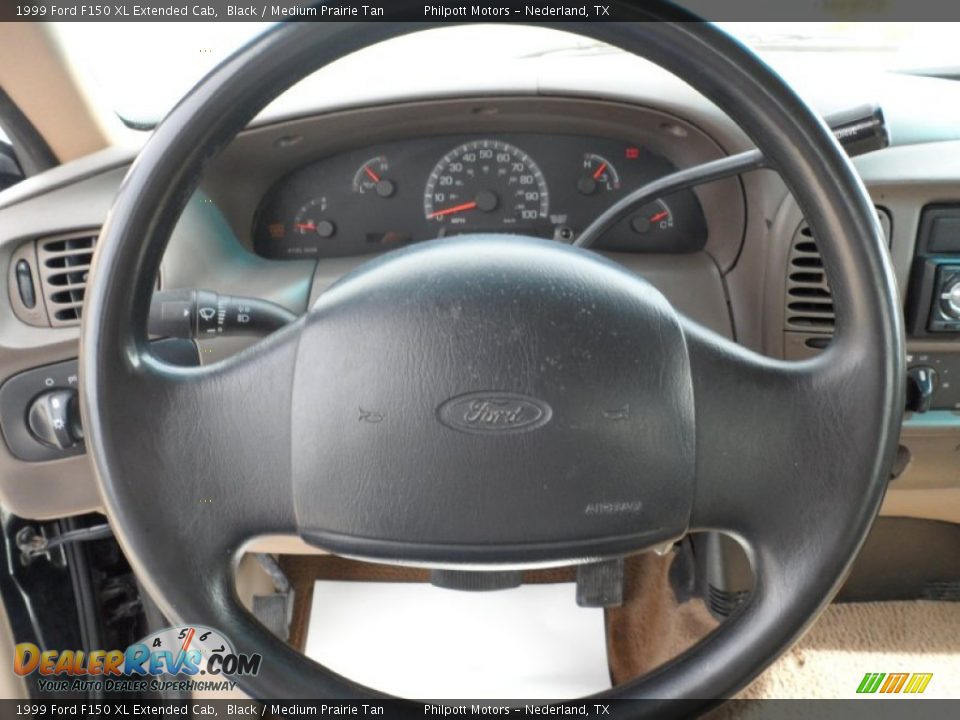 1999 Ford F150 XL Extended Cab Black / Medium Prairie Tan Photo #31