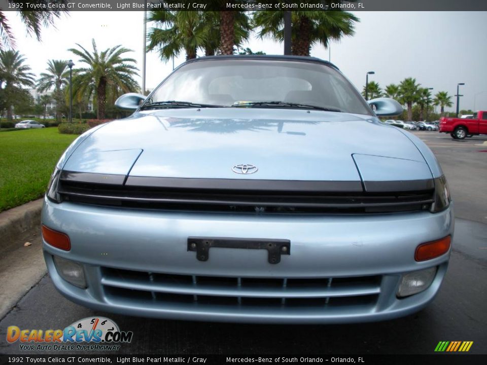 1992 Toyota Celica GT Convertible Light Blue Pearl Metallic / Gray ...