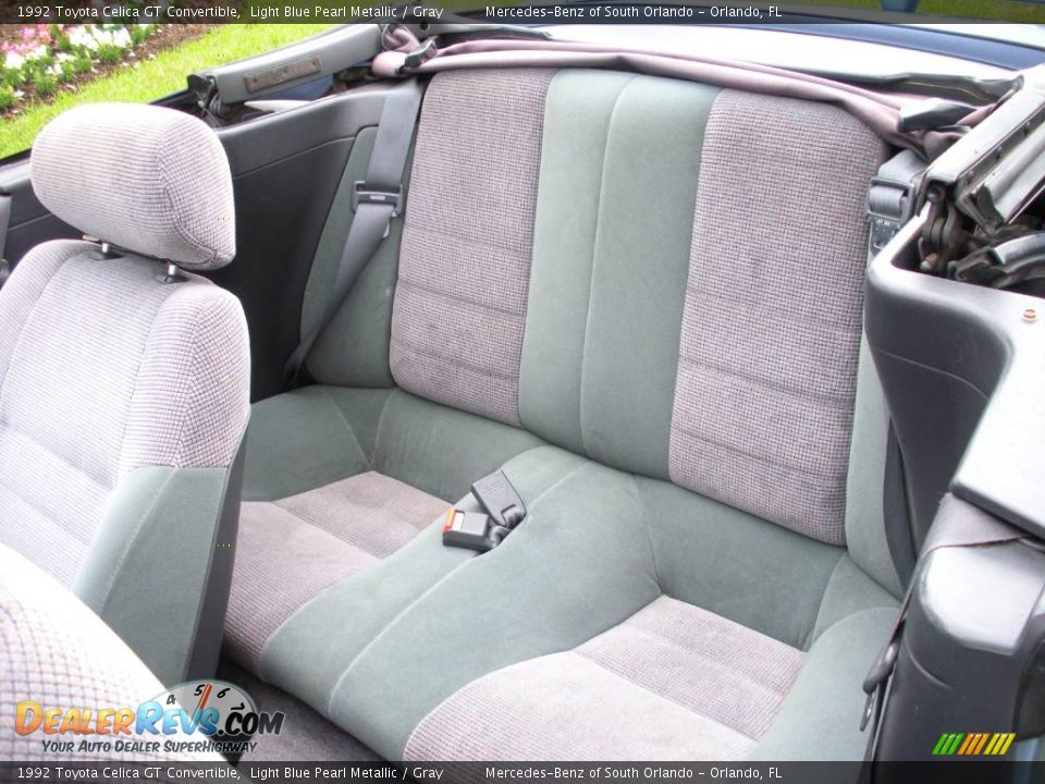 1992 Toyota Celica GT Convertible Light Blue Pearl Metallic / Gray Photo #19