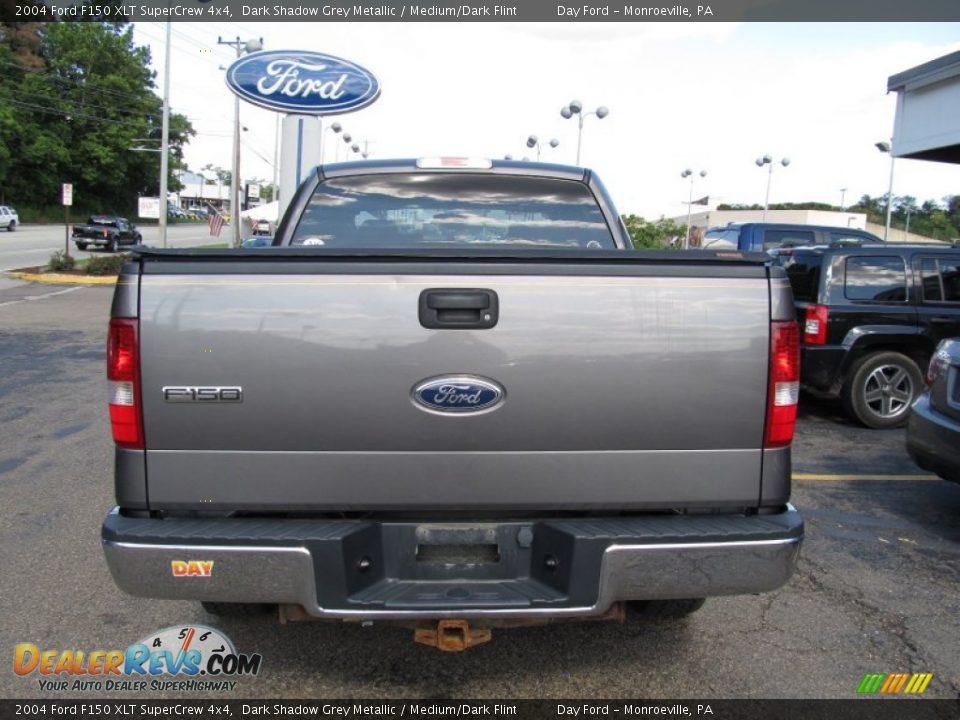 2004 Ford F150 XLT SuperCrew 4x4 Dark Shadow Grey Metallic / Medium/Dark Flint Photo #3