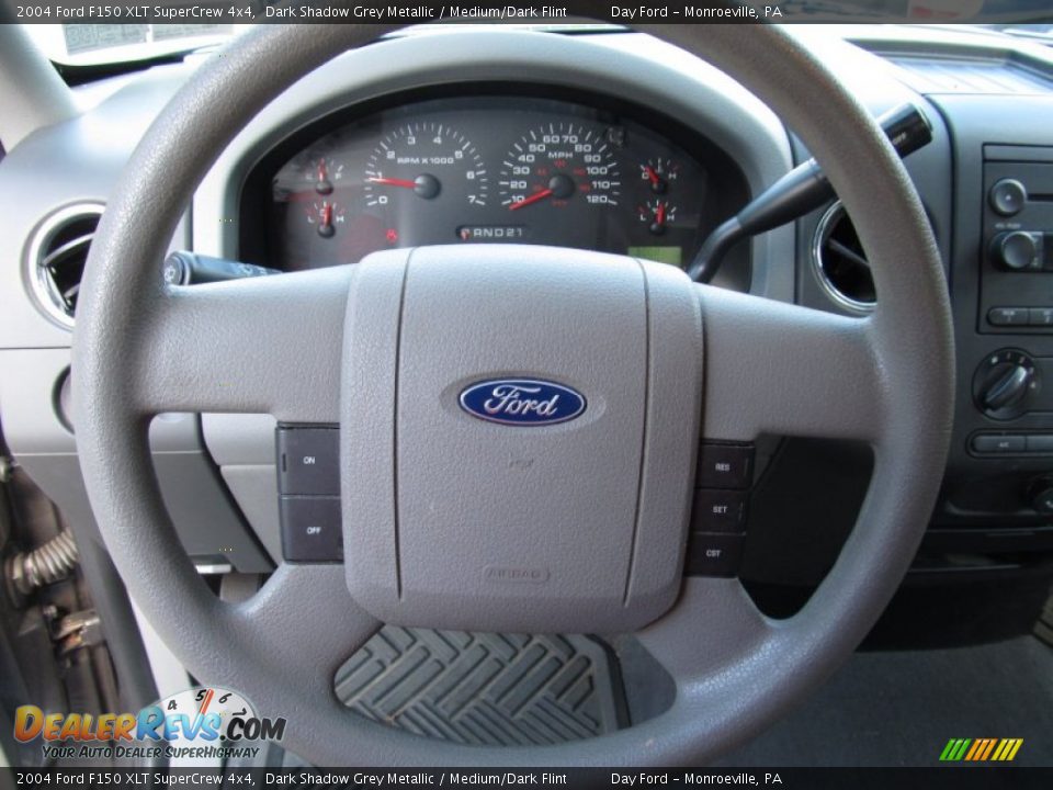 2004 Ford F150 XLT SuperCrew 4x4 Steering Wheel Photo #9