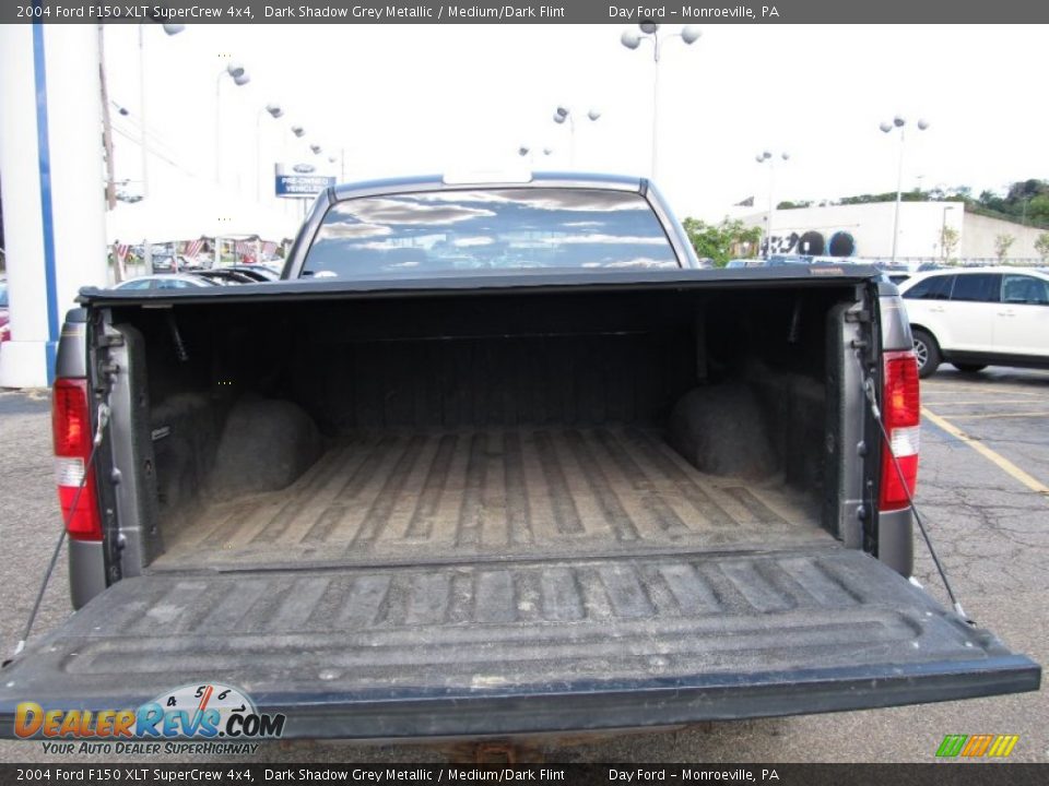 2004 Ford F150 XLT SuperCrew 4x4 Dark Shadow Grey Metallic / Medium/Dark Flint Photo #13