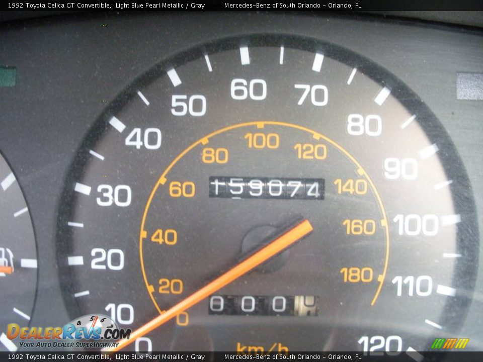 1992 Toyota Celica GT Convertible Light Blue Pearl Metallic / Gray Photo #26