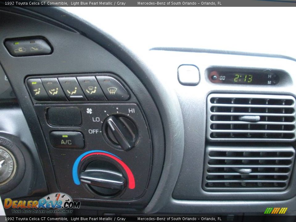 1992 Toyota Celica GT Convertible Light Blue Pearl Metallic / Gray Photo #28