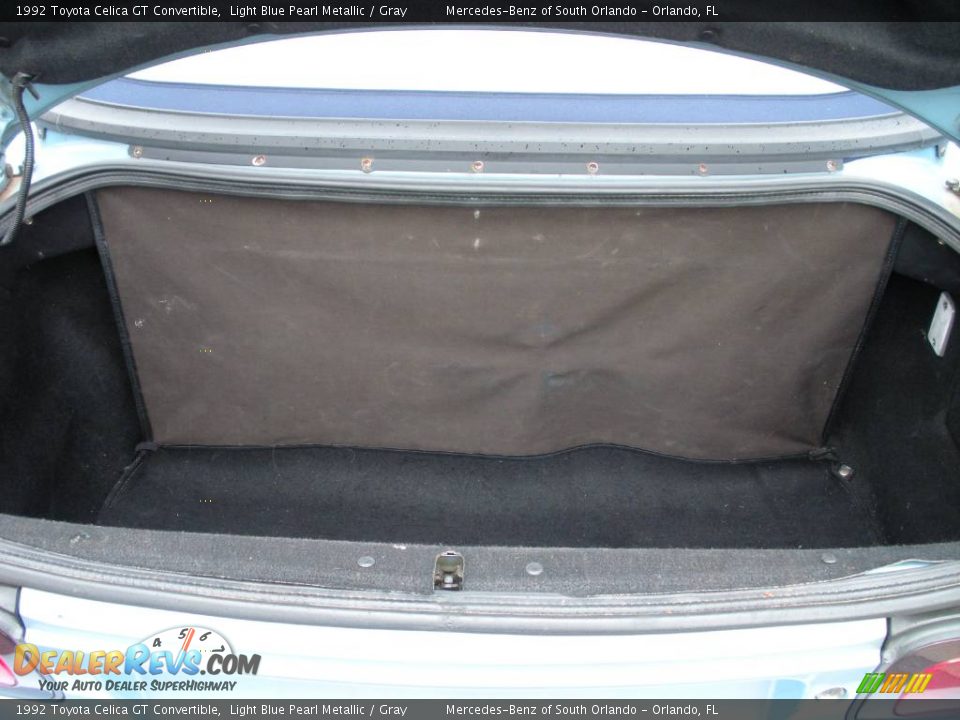 1992 Toyota Celica GT Convertible Light Blue Pearl Metallic / Gray Photo #29