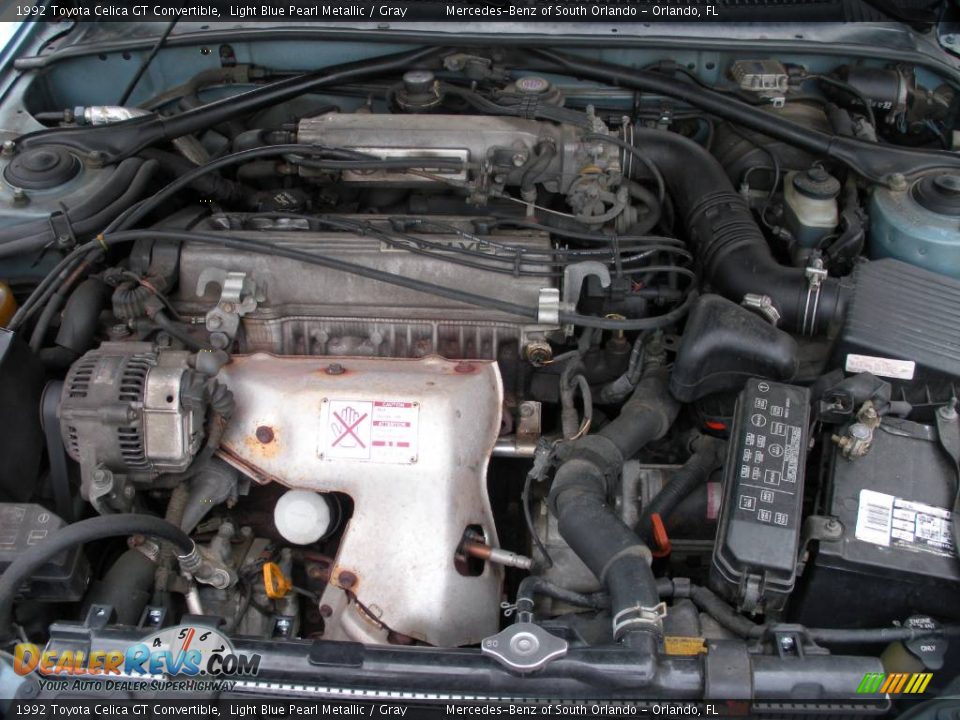 1992 Toyota Celica GT Convertible Light Blue Pearl Metallic / Gray Photo #30