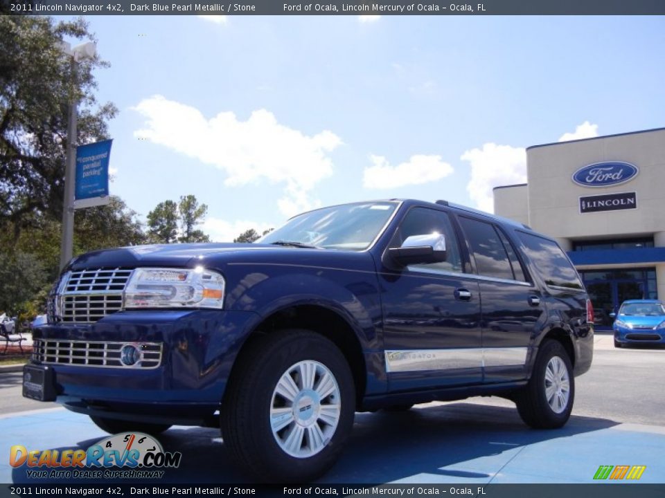 2011 Lincoln Navigator 4x2 Dark Blue Pearl Metallic / Stone Photo #1