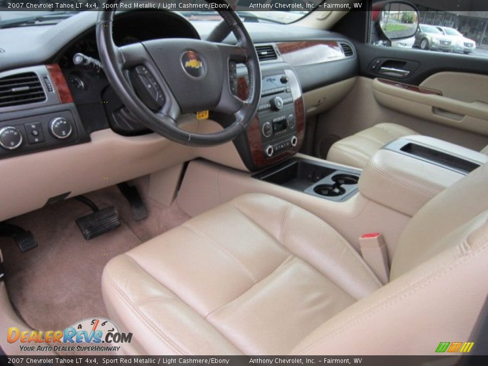 Light Cashmere Ebony Interior 2007 Chevrolet Tahoe Lt 4x4