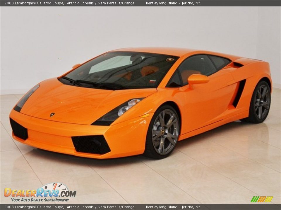 Front 3/4 View of 2008 Lamborghini Gallardo Coupe Photo #1