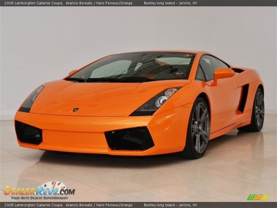 Front 3/4 View of 2008 Lamborghini Gallardo Coupe Photo #2