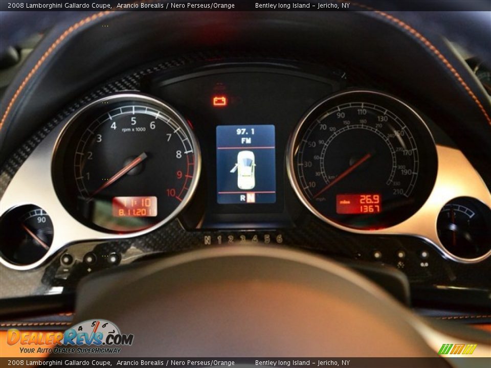 2008 Lamborghini Gallardo Coupe Gauges Photo #11