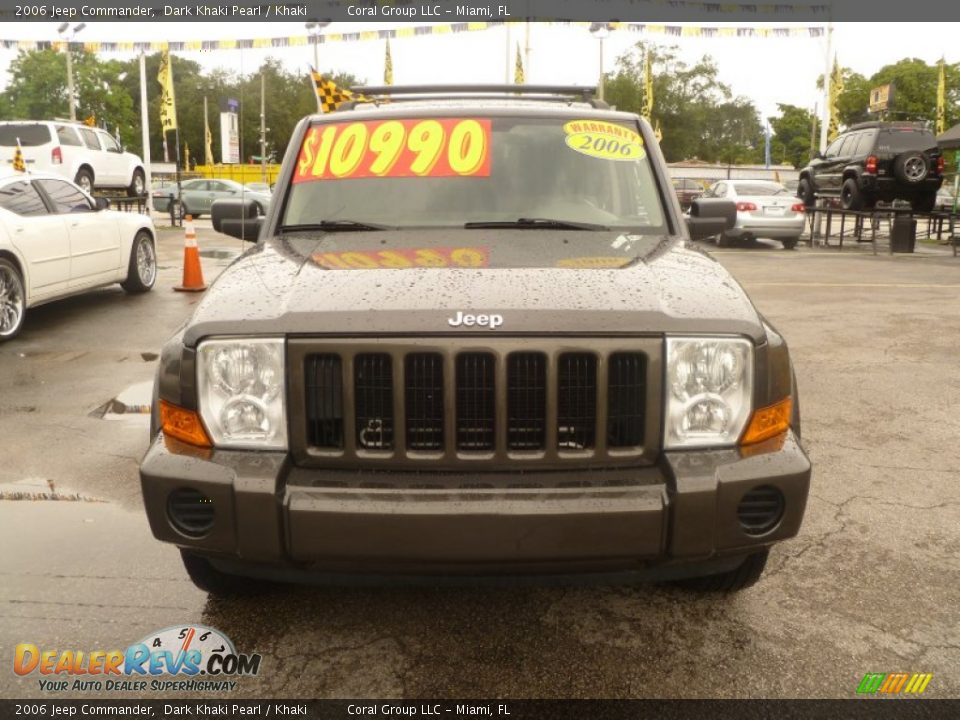 2006 Jeep Commander Dark Khaki Pearl / Khaki Photo #4