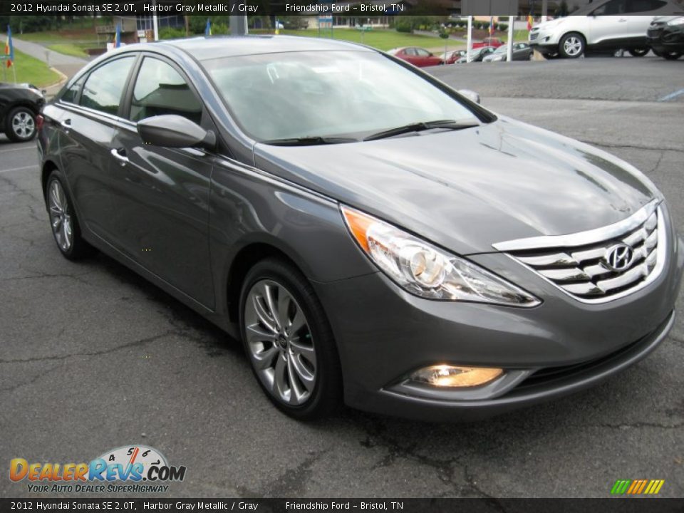 2012 Hyundai Sonata SE 2.0T Harbor Gray Metallic / Gray Photo #4
