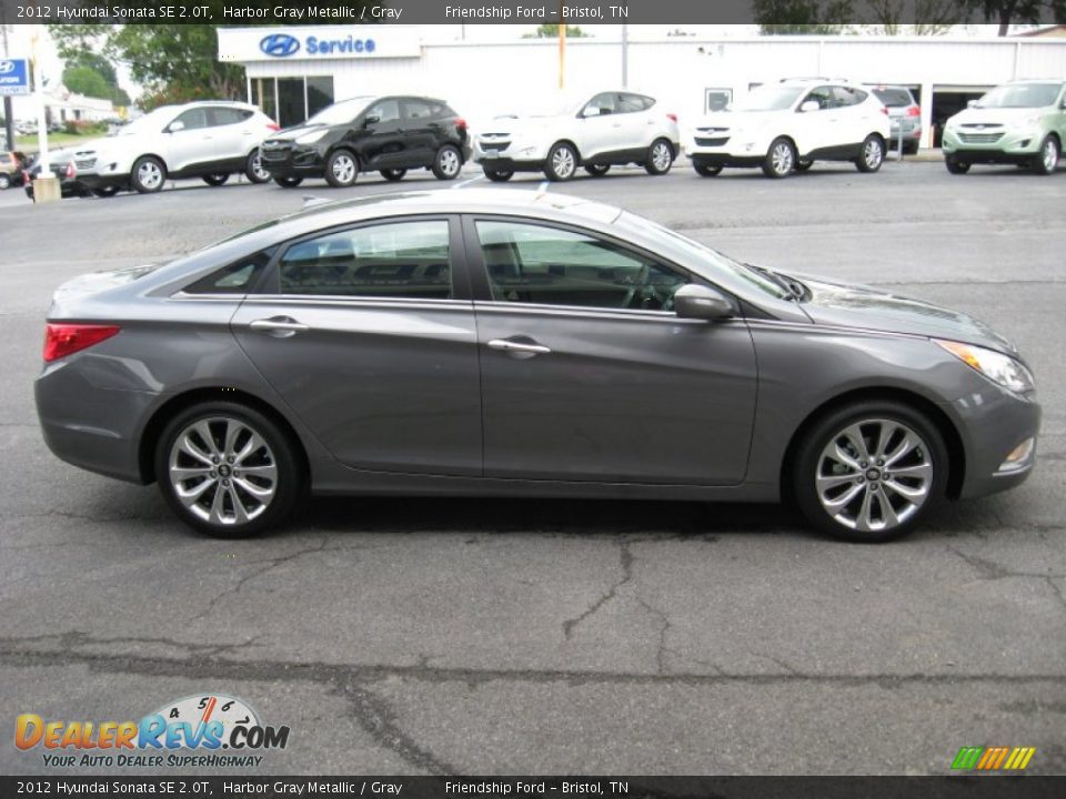 2012 Hyundai Sonata SE 2.0T Harbor Gray Metallic / Gray Photo #5
