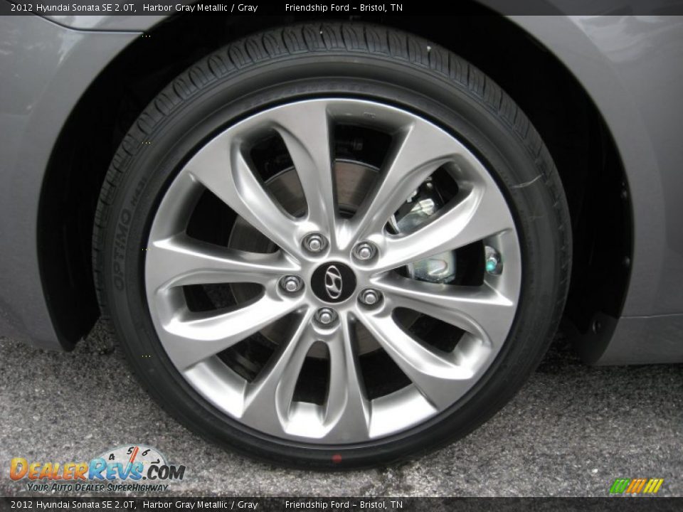2012 Hyundai Sonata SE 2.0T Wheel Photo #10