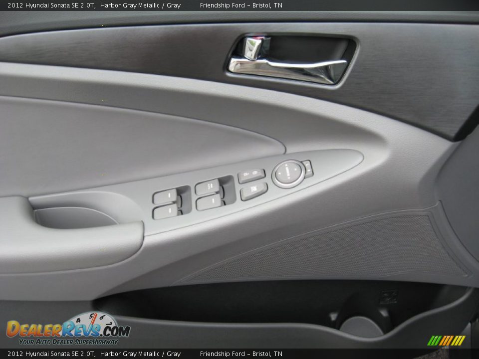 2012 Hyundai Sonata SE 2.0T Harbor Gray Metallic / Gray Photo #15