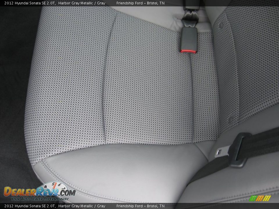 2012 Hyundai Sonata SE 2.0T Harbor Gray Metallic / Gray Photo #17