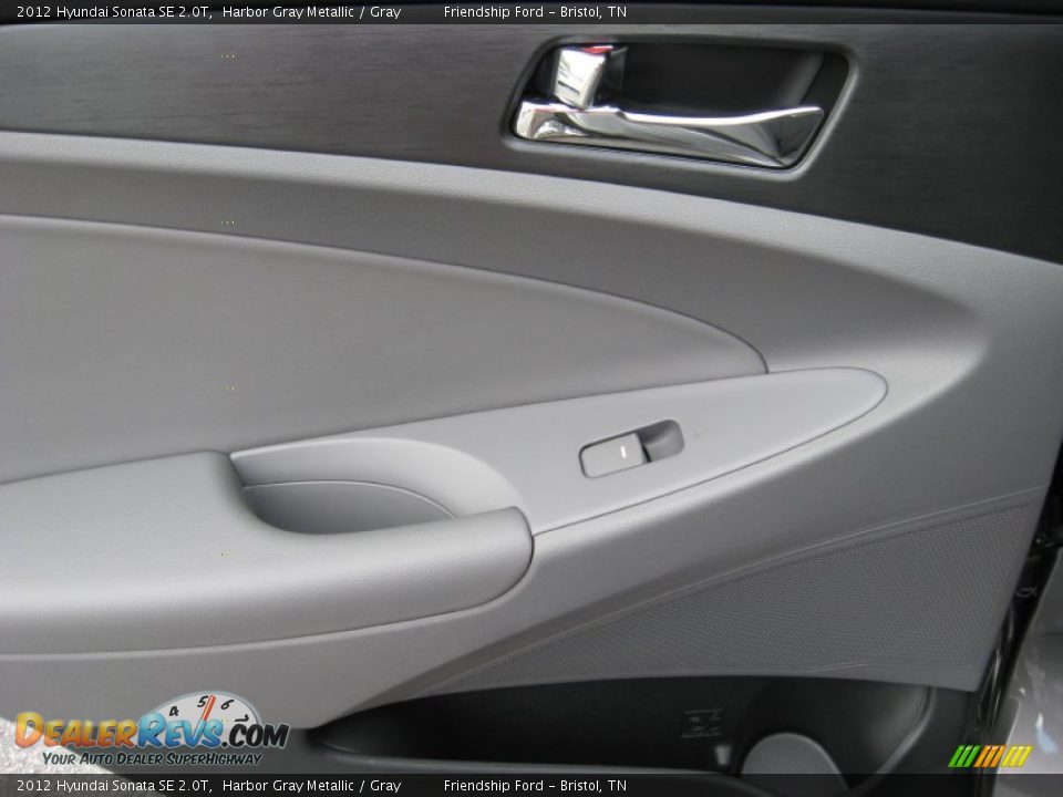 2012 Hyundai Sonata SE 2.0T Harbor Gray Metallic / Gray Photo #18