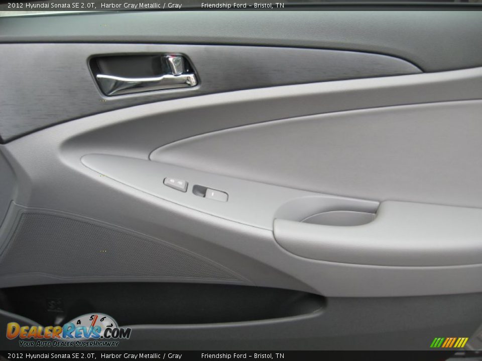 2012 Hyundai Sonata SE 2.0T Harbor Gray Metallic / Gray Photo #21