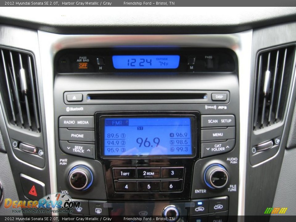 Audio System of 2012 Hyundai Sonata SE 2.0T Photo #24