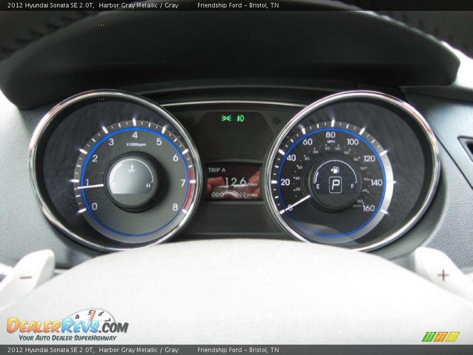 2012 Hyundai Sonata SE 2.0T Gauges Photo #28
