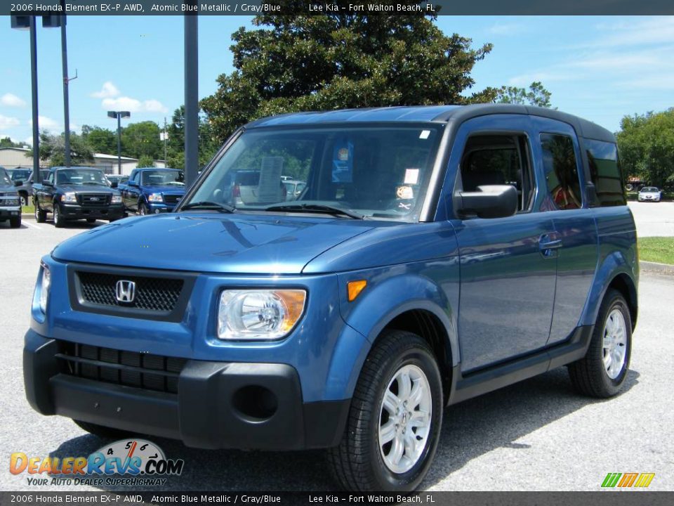 2006 Honda Element EX-P AWD Atomic Blue Metallic / Gray/Blue Photo #1