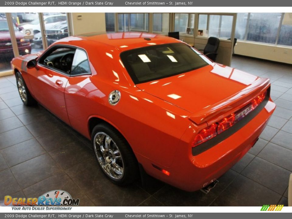 2009 Dodge Challenger R/T HEMI Orange / Dark Slate Gray Photo #7