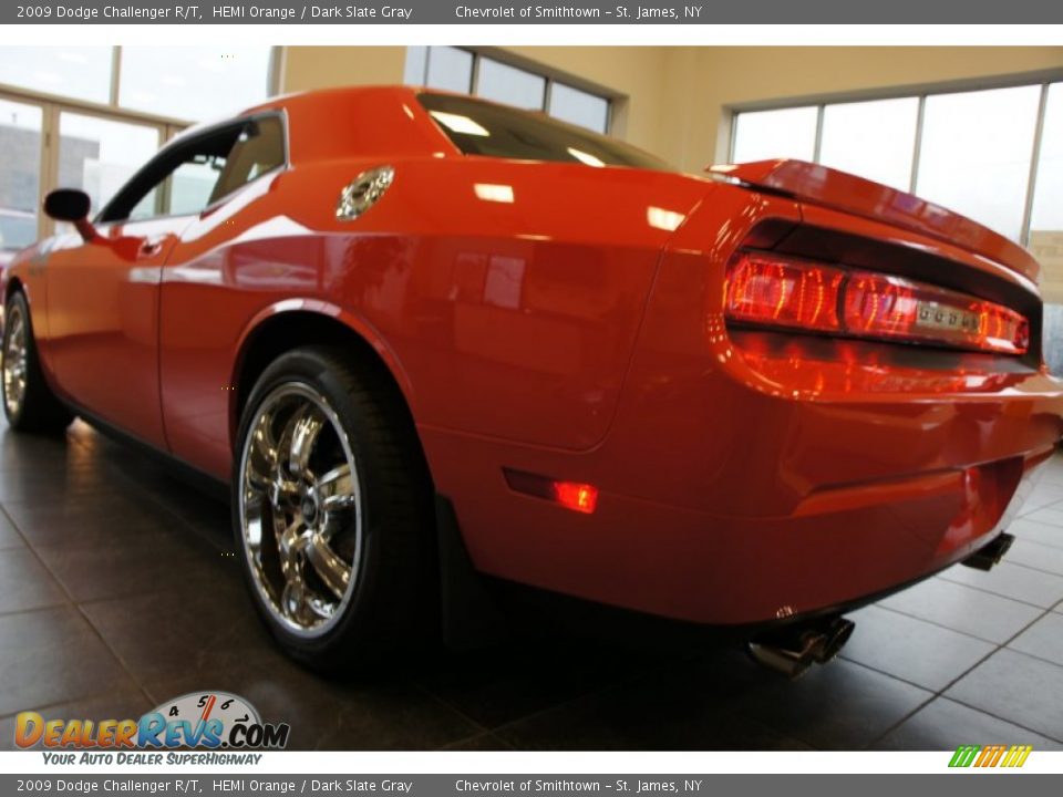 2009 Dodge Challenger R/T HEMI Orange / Dark Slate Gray Photo #8