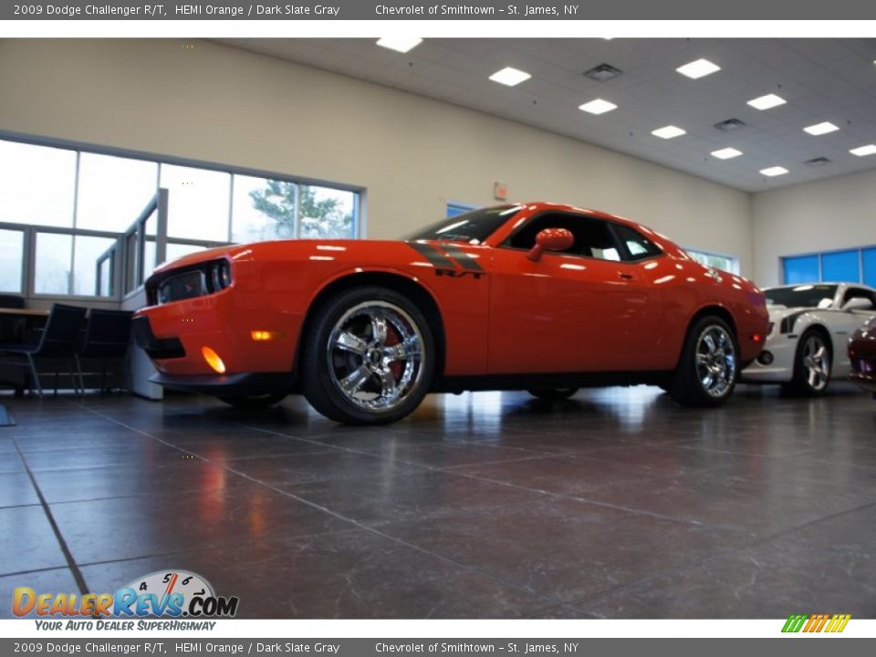 2009 Dodge Challenger R/T HEMI Orange / Dark Slate Gray Photo #9