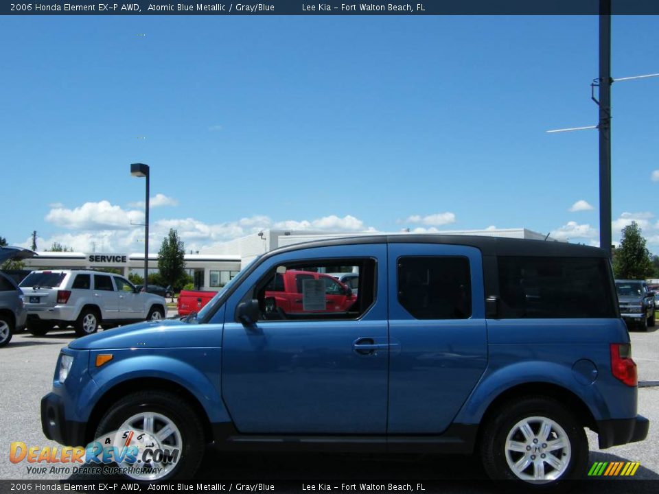 2006 Honda Element EX-P AWD Atomic Blue Metallic / Gray/Blue Photo #2