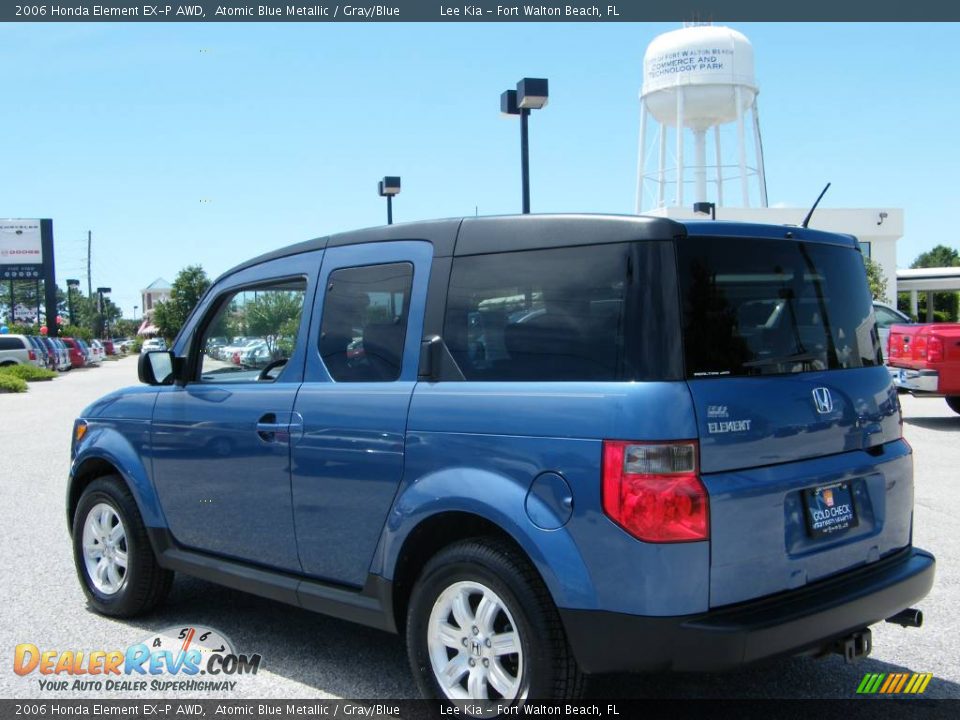 2006 Honda Element EX-P AWD Atomic Blue Metallic / Gray/Blue Photo #3