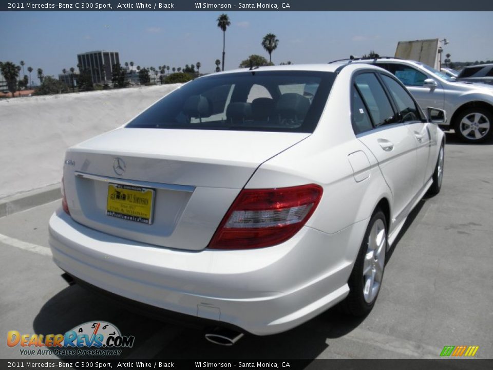 2011 Mercedes-Benz C 300 Sport Arctic White / Black Photo #4