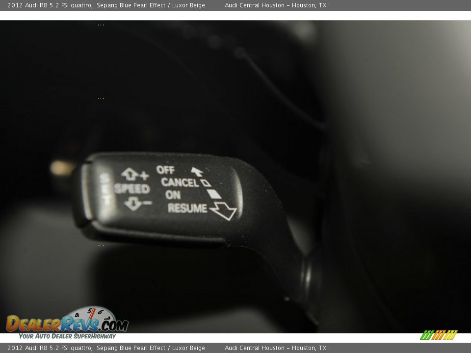 Controls of 2012 Audi R8 5.2 FSI quattro Photo #25