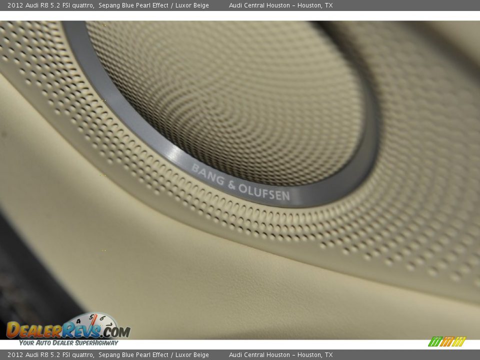 2012 Audi R8 5.2 FSI quattro Sepang Blue Pearl Effect / Luxor Beige Photo #28