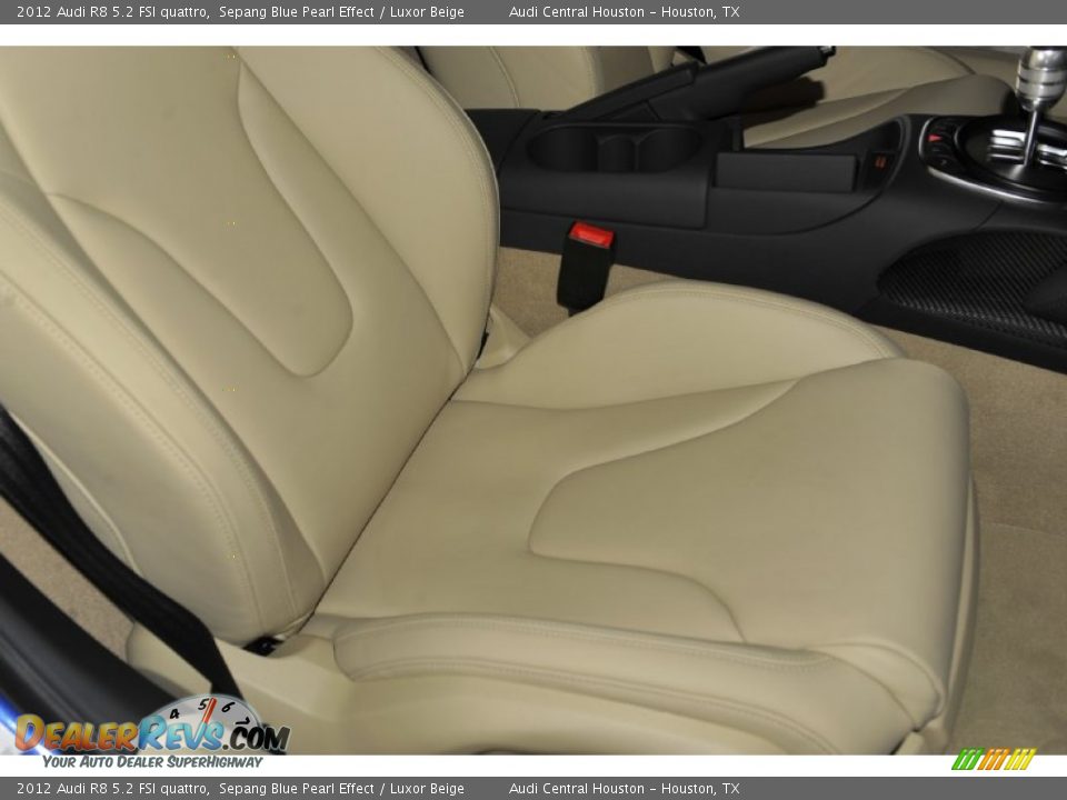 Luxor Beige Interior - 2012 Audi R8 5.2 FSI quattro Photo #30