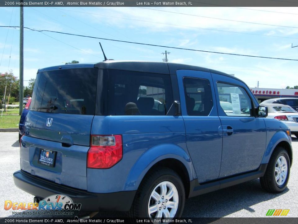 2006 Honda Element EX-P AWD Atomic Blue Metallic / Gray/Blue Photo #5