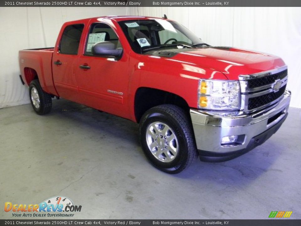 2011 Chevrolet Silverado 2500HD LT Crew Cab 4x4 Victory Red / Ebony Photo #1