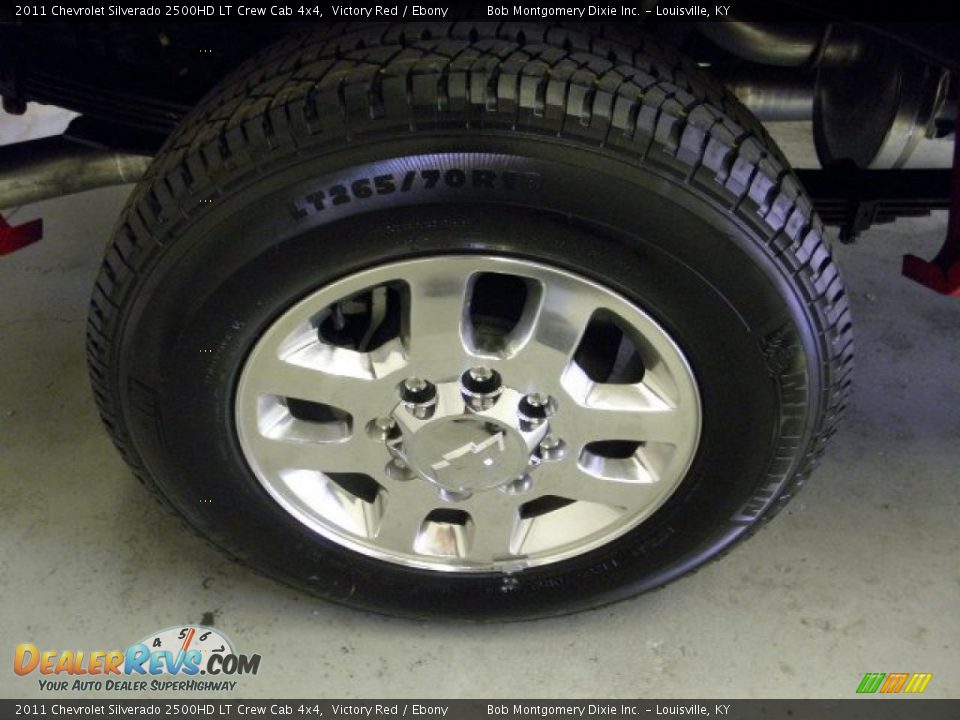 2011 Chevrolet Silverado 2500HD LT Crew Cab 4x4 Victory Red / Ebony Photo #11