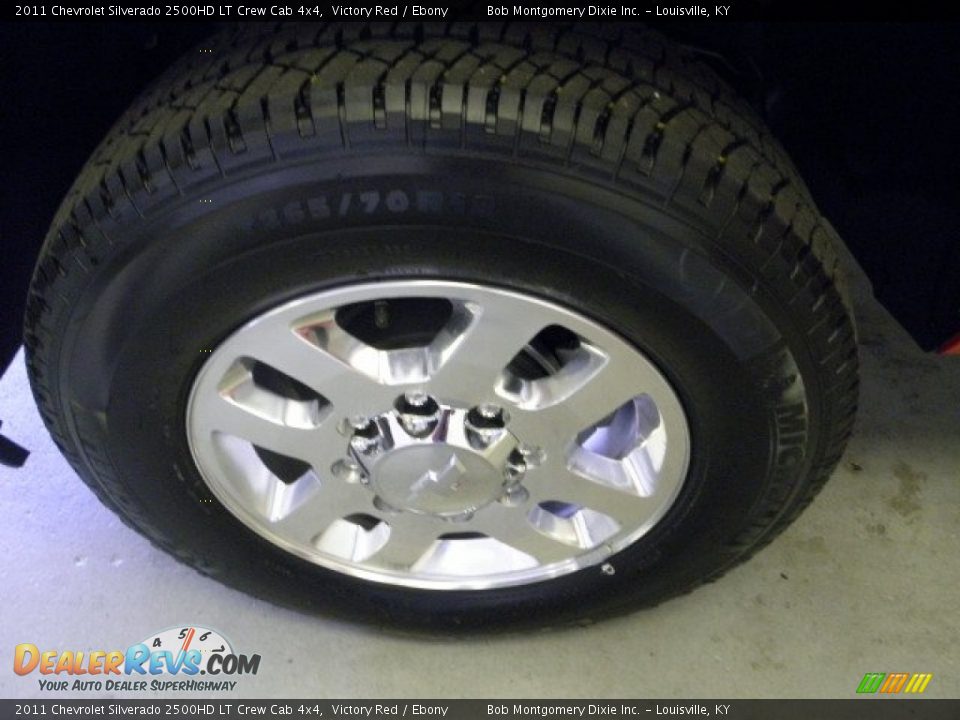 2011 Chevrolet Silverado 2500HD LT Crew Cab 4x4 Victory Red / Ebony Photo #26