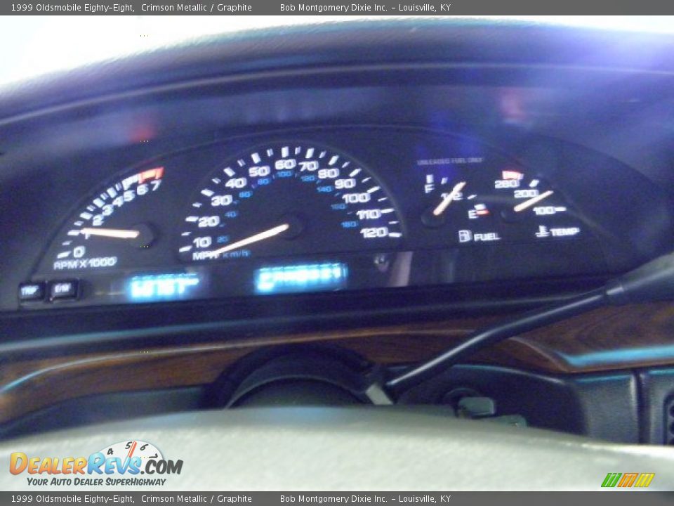 1999 Oldsmobile Eighty-Eight Crimson Metallic / Graphite Photo #18