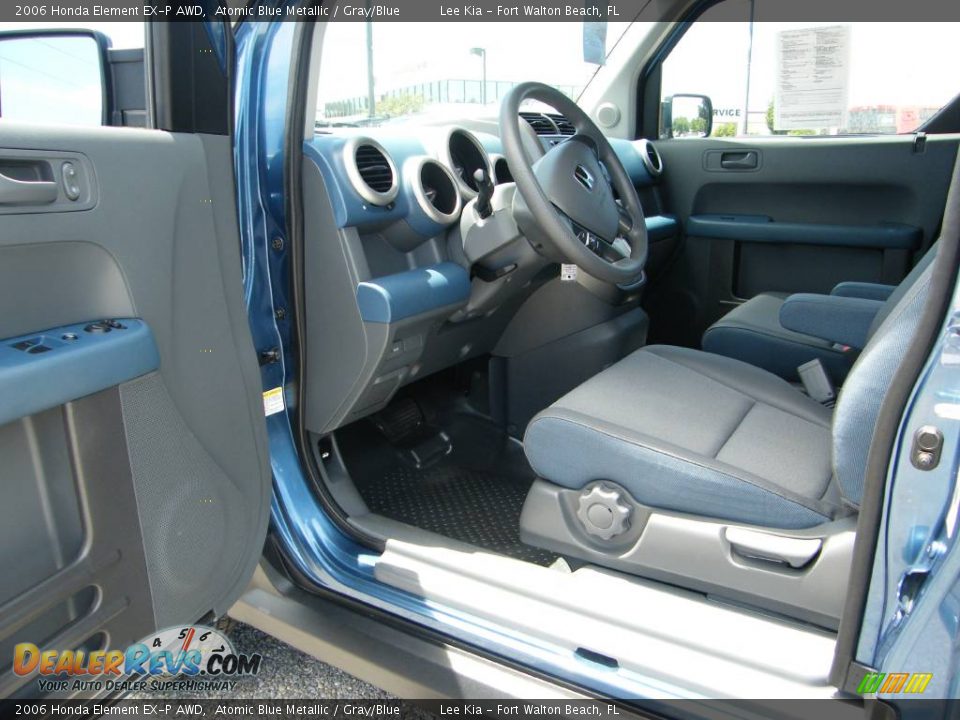 2006 Honda Element EX-P AWD Atomic Blue Metallic / Gray/Blue Photo #13