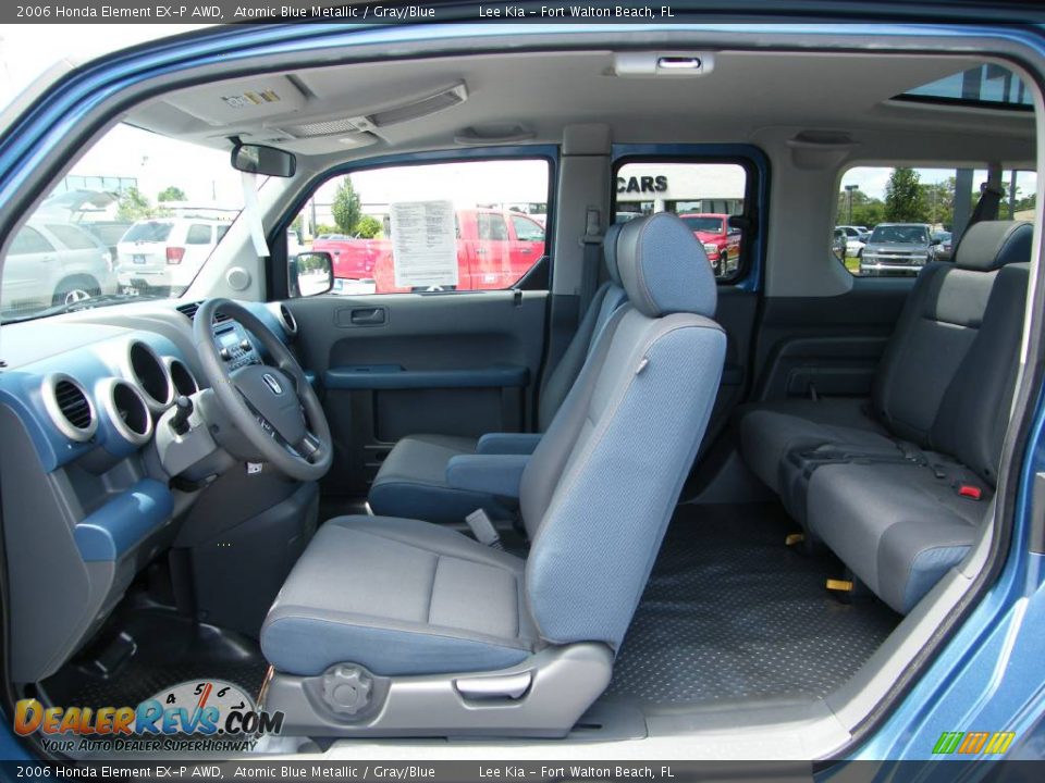 2006 Honda Element EX-P AWD Atomic Blue Metallic / Gray/Blue Photo #24