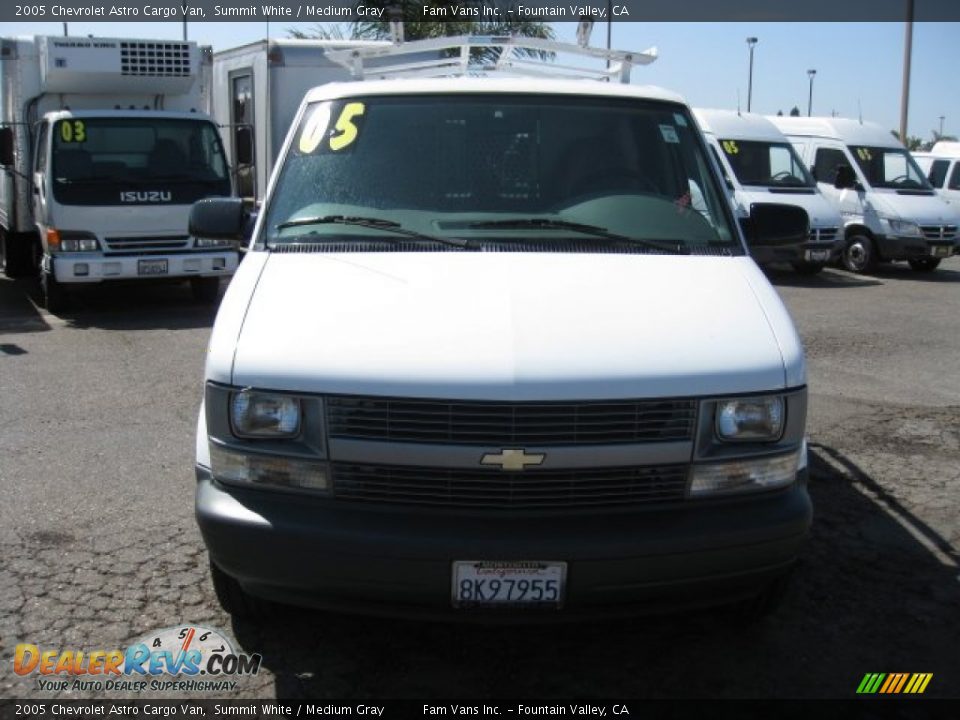 2005 Chevrolet Astro Cargo Van Summit White / Medium Gray Photo #2